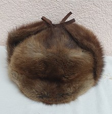 Pelzmütze Herren, Echt Bisam