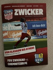 Stadionheft, Fanzine, Zwicker, FSV Zwickau- Chemnitzer FC