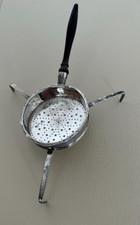 Altes Teesieb aus Silber mit Aufschrift um 1802