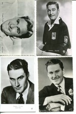 Errol FLYNN Set Von 4 Fotografien Auf Karten - 5 -