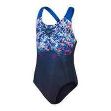 Speedo Badeanzug Mädchen splashback Eco Endurance+ chlorbeständig Schwimmen
