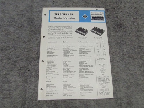 Schaltplan service manual - service, für