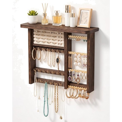 Schmuckorganizer wand holz - schmuckorganizer,