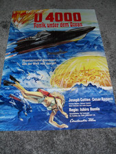 U 4000 - PANIK UNTER DEM OZEAN - ORIGINAL DIN A1 KINOPLAKAT