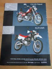 Honda CA 125 Rebel, XLR 125 R