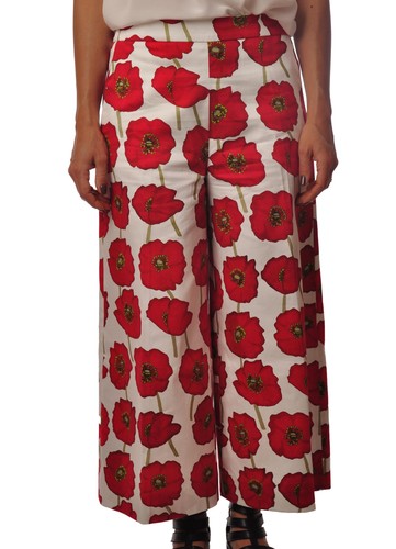 Meme damen hose mohnmuster - damen,