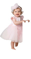 Taufkleid rosa 74 6 - taufkleid,