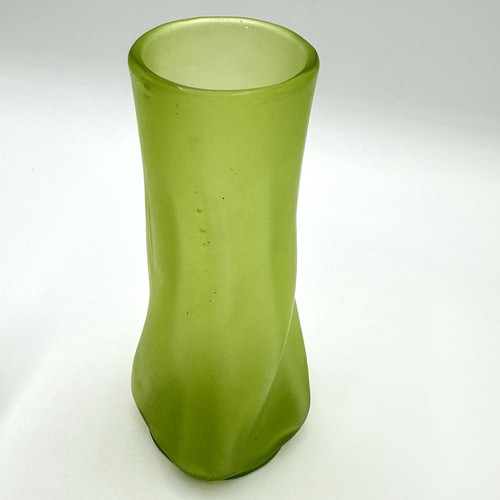 Vase glas grün - vase, wohl