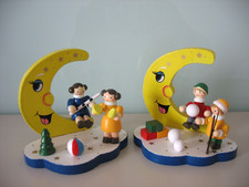 Weihnachtsschmuck Winter Art Erzgebirge Mond Kinder Geschenk Vintage 60er