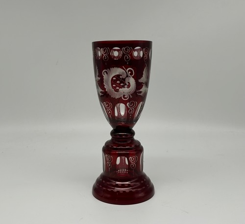 Antik rubin kelchglas - kelchglas, wohl