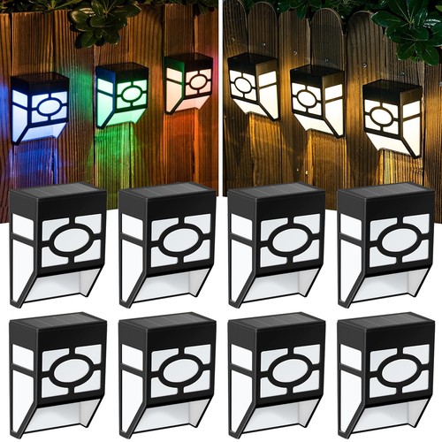 8stk led solarleuchten außen - led,