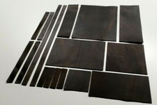 SoPo: Dickleder Zuschnitt | Nubukleder Fettleder braun, Antikleder, Lederstück