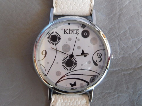 Kiple armbanduhr leder - kiple, weiss