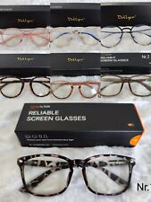 Blaulichtfilter-Brille, Brille ohne Sehstärke, Anti-Müdigkeit, Superleicht