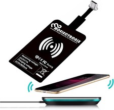 USB TYP C Wireless Ladematte Adapter Empfänger Receiver Ladegerät Charger für QI