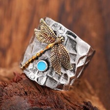 Vintage Design Silber Bandring
