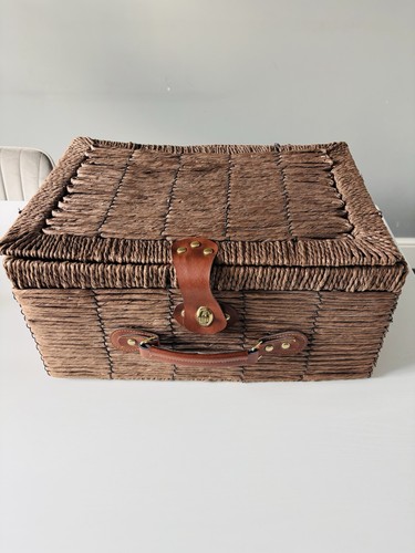 Großer picknickkorb korb mit - großer,