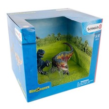 Schleich 42216 T-Rex und Velociraptor Dinosaurier Dino Figur Set Neu & OVP