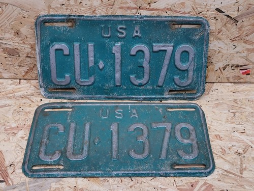 Altes usa nummernschild - usa, =