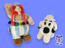 ⭐Plüsch Obelix & Idefix von Goscinny Uderzo 1994 Mühleck⭐