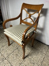 Sessel  Alte Biedermeier Stil  Kirschbaum Stuhl Armlehne handpoliert Sehr Leicht