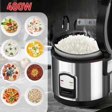 400W Reiskocher Dampfgarer Rice Cooker Antihaft Warmhaltefunktion