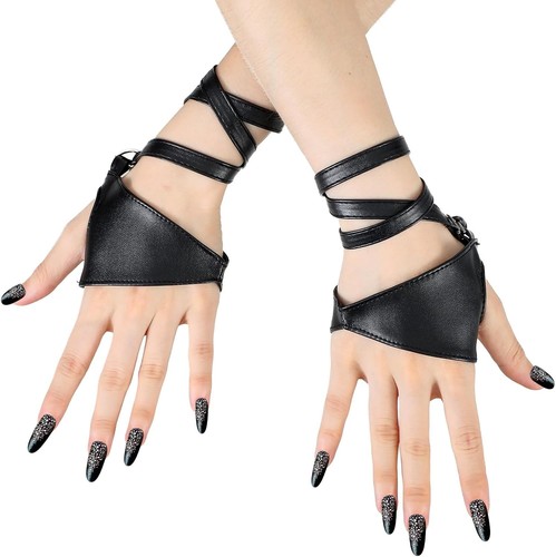 Punk fingerlose handschuhe - fingerlose,