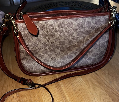Coach tasche cary leder braun - coach,