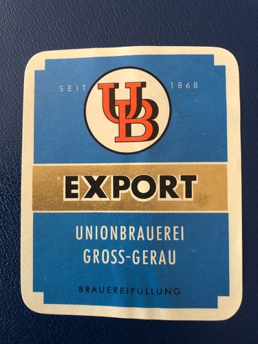Bieretikett union brauerei - bieretikett, union-brauerei