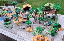 Playmobil Konvolut Afrika,Safari,Savanne,gr.Wasserstelle,Flugzeug,Jeep u.v.m.