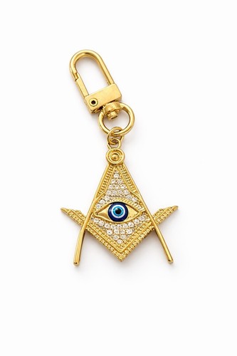 Nazar schlüsselanhänger gold - schlüsselanhänger,
