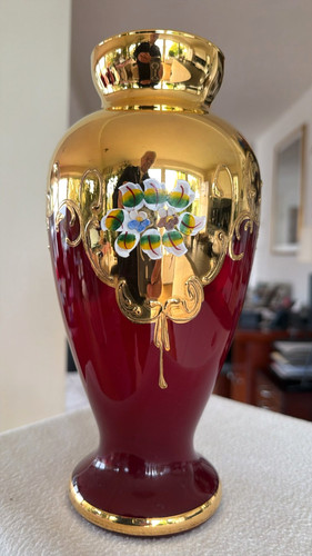 Große glas vase - große, bÖhmen
