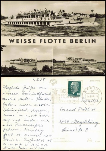 Ansichtskarte berlin ddr - ansichtskarte,