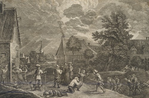 Wagner nach teniers - wagner, (18.jhd)