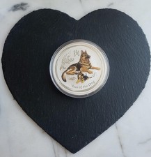 Australien Lunar II. ~ Jahr des Hund ~ 1 Kg Silbermünze color 2018 ~ 32,15 oz.