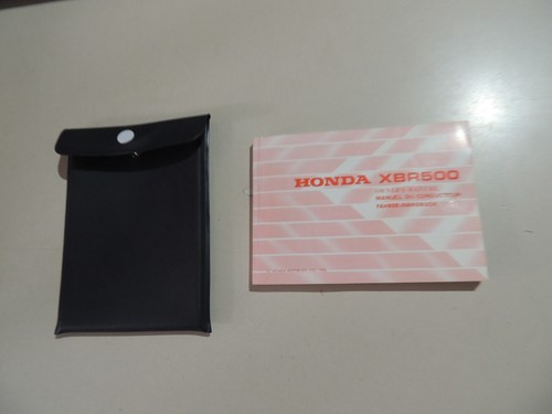 Honda xbr 500 - honda, 11.1986