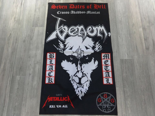 Venom flag flagge poster - flag, black
