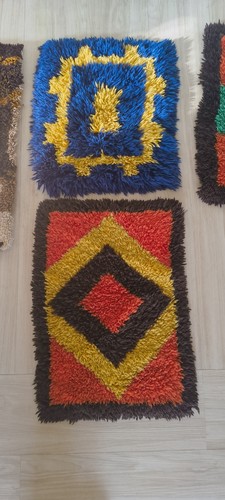 Vintage vorleger teppiche 50er - teppiche,