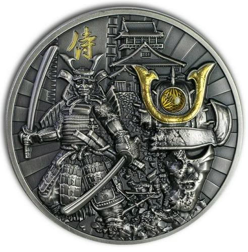 Niue 2019 samurai warriors - 5$,