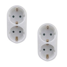 2 Stück Mehrfachstecker