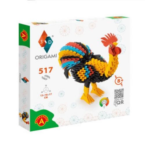 Origami rooster - /, 3d
