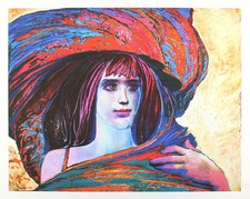 Ernst fuchs mädchen mit - -,
