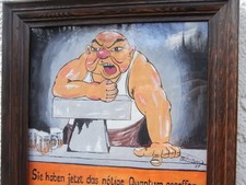 Sign Spruch Bild gemalt Tresen Lokal Theke Gaststätte Restaurant Kneipe Haus Bar