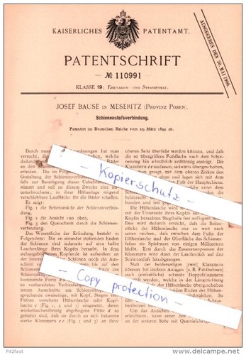 Original patent josef bause - original,