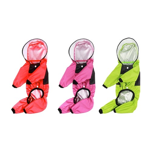 Dog jackets hooded raincoats - dog,