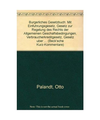 Bürgerliches gesetzbuch - bürgerliches,