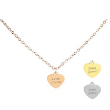 Damen Halskette mit Gravur