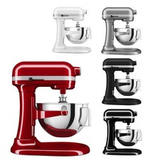 KitchenAid 5KSM55SXXE Heavy Duty 6,6L Küchenmaschine mit Schüsselheber