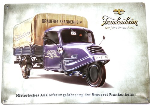 Frankenheim blechschild x - frankenheim, 30