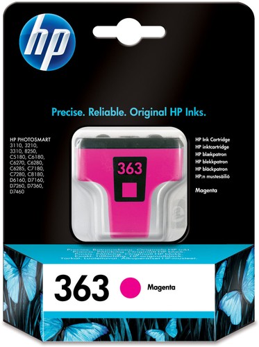 Original 363 magenta - hp,